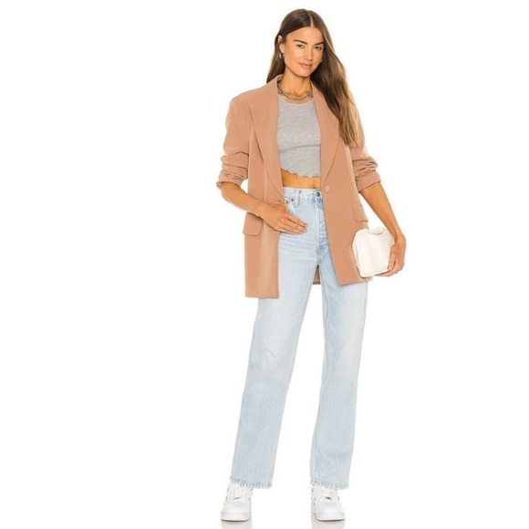 H:ours Therma Tank Top Lettuce Trim High Neck Cropped Heather Gray XS Revolve - Picture 3 of 11